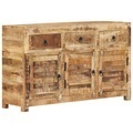vidaXL, vidaXL Sideboard 110x30x65 cm Massivholz Mango
