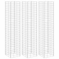 vidaXL, vidaXL Gabionen-Hochbeete 3 Stk. 30x30x150 cm Eisen
