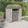 vidaXL, vidaXL Gabionen-Mülltonnenbox 110x91x120 cm Verzinktes Eisen