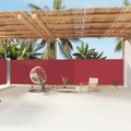 vidaXL, vidaXL Seitenmarkise Ausziehbar Rot 180x1200 cm
