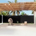 vidaXL, vidaXL Seitenmarkise Ausziehbar Schwarz 200x1200 cm