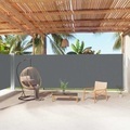 vidaXL, vidaXL Seitenmarkise Ausziehbar Anthrazit 200x1000 cm