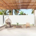 vidaXL, vidaXL Seitenmarkise Ausziehbar Creme 200x1000 cm