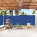 vidaXL, vidaXL Seitenmarkise Ausziehbar Blau 200x1000 cm