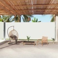 vidaXL, vidaXL Seitenmarkise Ausziehbar Creme 220x1000 cm