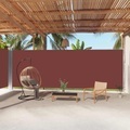 vidaXL, vidaXL Seitenmarkise Ausziehbar Braun 220x1000 cm