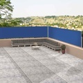 vidaXL, vidaXL Seitenmarkise Ausziehbar Blau 117x1200 cm