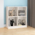 vidaXL, vidaXL Sideboard Weiß 70x33x76 cm Massivholz Kiefer