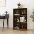 vidaXL, vidaXL Bücherregal Honigbraun 70x33x110 cm Massivholz Kiefer