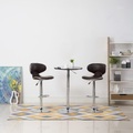 vidaXL, vidaXL Barhocker 2 Stk. Braun Kunstleder