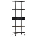 vidaXL, vidaXL Bücherregal 60x35x180 cm Raues Mangoholz & Eisen