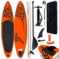 vidaXL, vidaXL Aufblasbares Stand Up Paddle Board Set 305x76x15 cm Orange
