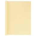 vidaXL, vidaXL Balkon-Sichtschutz Beige 120x300 cm HDPE