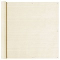 vidaXL, vidaXL Balkon Sichtschutz Creme 120x600 cm HDPE
