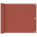 vidaXL, vidaXL Balkon-Sichtschutz Terracotta-Rot 75x500 cm HDPE