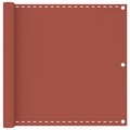 vidaXL, vidaXL Balkon-Sichtschutz Terracotta-Rot 90x300 cm HDPE