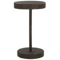vidaXL, vidaXL Gartentisch Braun 60,5x106 cm Poly Rattan