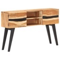 vidaXL, vidaXL Sideboard 120x30x75 cm Akazie Massivholz