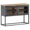 vidaXL, vidaXL Sideboard Grau 100x30x70 cm Massivholz Akazie