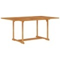 vidaXL, vidaXL Gartentisch 150x90x75 cm Teak Massivholz