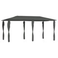 vidaXL, vidaXL Pavillon mit Seitenwand 3x6x2,6 m Anthrazit 160 g/m²
