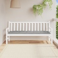 vidaXL, vidaXL Gartenbank-Auflage Grau 180x50x7 cm Stoff