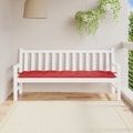 vidaXL, vidaXL Gartenbank-Auflage Rot 180x50x7 cm Stoff