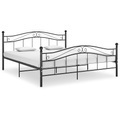 vidaXL, vidaXL Bett Schwarz Metall 200x200 cm
