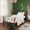 vidaXL, vidaXL Bett Schwarz Metall 90x200 cm