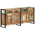 vidaXL, vidaXL Sideboard 172x35x80 cm Altholz Massiv