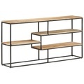 vidaXL, vidaXL Sideboard 150x30x75 cm Raues Mangoholz