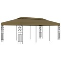 vidaXL, vidaXL Pavillon 6x3 m Taupe 180 g/m²