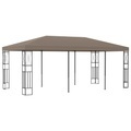 vidaXL, vidaXL Pavillon 6x3 m Taupe Stoff