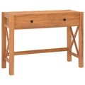 vidaXL, vidaXL Schreibtisch mit 2 Schubladen 100x40x75 cm Recyceltes Teak