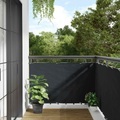 vidaXL, vidaXL Balkon-Sichtschutz Anthrazit 90x500 cm Oxford-Gewebe