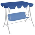 vidaXL, vidaXL Ersatzdach für Hollywoodschaukel Blau 150/130x70/105 cm