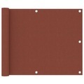 vidaXL, vidaXL Balkon-Sichtschutz Terracotta-Rot 75x300 cm Oxford-Gewebe