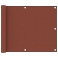vidaXL, vidaXL Balkon-Sichtschutz Terracotta-Rot 75x300 cm Oxford-Gewebe