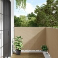 vidaXL, vidaXL Balkon-Sichtschutz Beige 120x600 cm Oxford-Gewebe