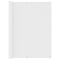 vidaXL, vidaXL Balkon-Sichtschutz Weiß 120x600 cm Oxford-Gewebe