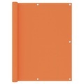 vidaXL, vidaXL Balkon-Sichtschutz Orange 120x600 cm Oxford-Gewebe