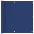 vidaXL, vidaXL Balkon-Sichtschutz Blau 90x400 cm Oxford-Gewebe
