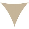 vidaXL, vidaXL Sonnensegel Oxford-Gewebe Dreieckig 6x6x6 m Beige