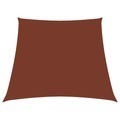 vidaXL, vidaXL Sonnensegel Oxford-Gewebe Trapezförmig 4/5x3 m Terrakottarot
