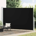 vidaXL, vidaXL Seitenmarkise Ausziehbar 220x500 cm Schwarz
