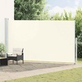 vidaXL, vidaXL Seitenmarkise Ausziehbar 200x500 cm Creme