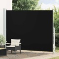 vidaXL, vidaXL Ausziehbare Seitenmarkise 220x300 cm Schwarz