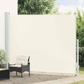 vidaXL, vidaXL Ausziehbare Seitenmarkise 220x300 cm Creme