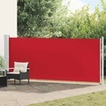 vidaXL, vidaXL Ausziehbare Seitenmarkise 600x160 cm Rot