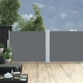 vidaXL, vidaXL Ausziehbare Seitenmarkise 140x1200 cm Anthrazit